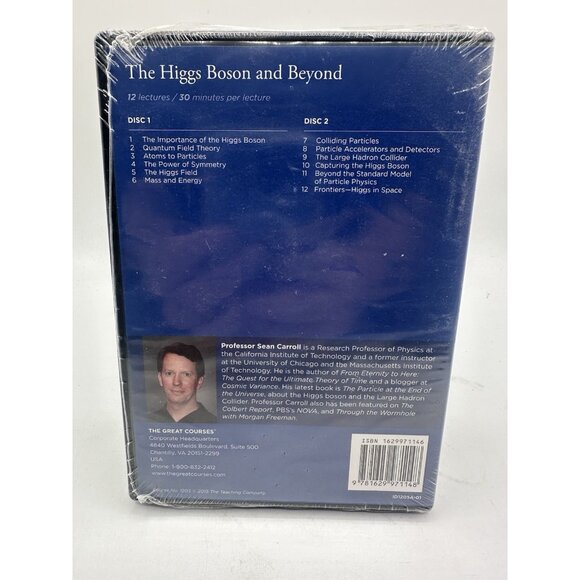 Great Courses~ HIGGS BOSON & BEYOND ~ 2 DVDs/Guidebook/Transcript Bk ~ Brand New - Picture 2 of 2